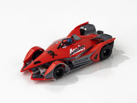 AFX Formula N #4 Red/Gray HO Slot Car — official product view 1