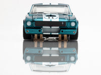 AFX 1965 Shelby Mustang GT350R Donohue Blue/White HO Slot Car — official product view 4