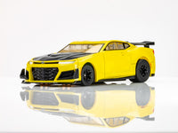 AFX 2021 Camaro ZL1 1LE Shock Yellow HO Slot Car — official product view 4