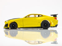 AFX 2021 Camaro ZL1 1LE Shock Yellow HO Slot Car — official product view 5