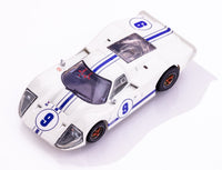 AFX Ford GT40 MKIV #9 White HO Slot Car — official product view 1