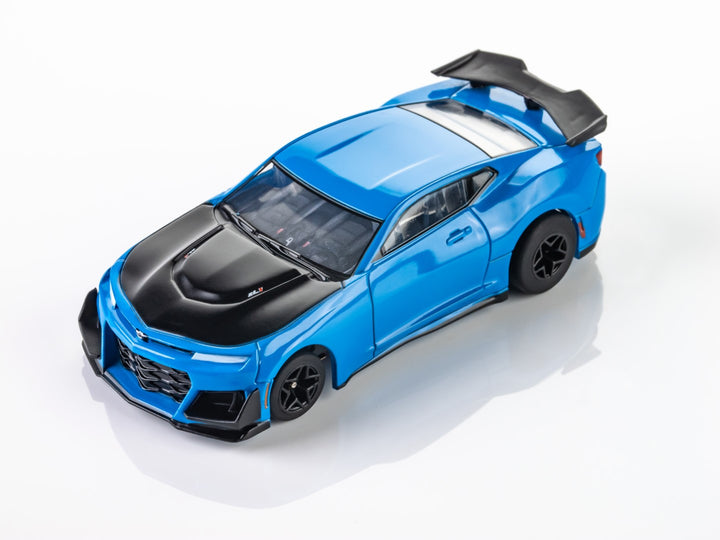 AFX 2021 Camaro ZL1 1LE Rapid Blue HO Slot Car — official product view 1
