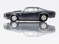 AFX 1972 Chevelle 454 Silver/Black HO Slot Car — official product view 3