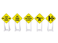 Lionel O Scale Railroad Signs 5-Pack – 2230140 — exact product reference