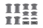 N Gradual Incline Pier Set (23-016-1) exact product view 4