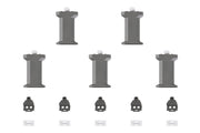 N 50mm Pier w/S-Joiner & S-Clip (5 pieces) (23-017-1) exact product view 4