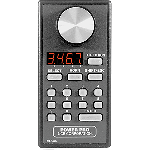 NCE DCC Cab06R Wireless Handheld Cab w/ LED Screen — exact product reference