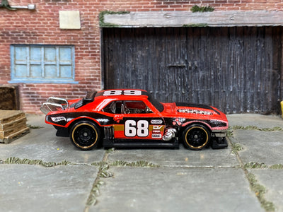 Loose Hot Wheels - Custom 1968 Camaro -Red and Black