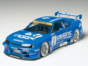 Tamiya 24184 Calsonic Skyline GT-R 1996 1:24 — assembled and painted model, overall view