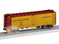 Lionel 2426330 Fruit Growers Express Hotbox Reefer number 38945 in O gauge