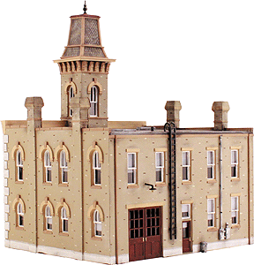 DPM Woodland Scenics DPM Landmark Structures(R) - Kit -- Fire Station No. 3 - 6-3/4 x 5-13/16"  17.1 x 14.7cm (12400) product view 1