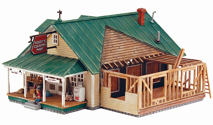 DPM Woody's Country Mart - DPM(R) Landmark Structures(TM) -- Kit (12900) product view 1