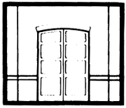 DPM Modular Building System(TM) -- Street Level Wall Sections w/Freight Door - Kit (30102) product view 1