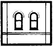 DPM Modular Building System(TM) -- Dock Level Wall Sections w/Arched Windows - Kit (30103) product view 1