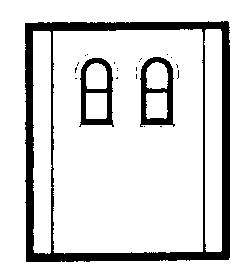DPM Modular Building System(TM) -- Two-Story Wall Sections w/2 2nd Story Arched Windows - Kit (30109) product view 1