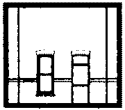 DPM Modular Building System(TM) -- Street Level Wall Sections w/Rectangular Entry - Kit (30131) product view 1