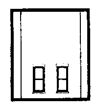DPM Modular Building System(TM) -- Two-Story Wall Sections w/2 1st Floor Rectangular Windows - Kit (30137) product view 1