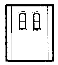 DPM Modular Building System(TM) -- Two-Story Wall Sections w/2 2nd-Story Rectangular Windows - Kit (30139) product view 1