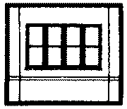DPM Modular Building System(TM) -- Dock Level Wall Sections w/Victorian Window - Kit (30143) product view 1