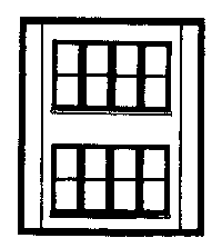 DPM Modular Building System(TM) -- Two-Story Wall Sections w/Victorian Windows - Kit pkg(4) (30144) product view 1