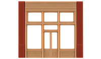 DPM Modular Building System(TM) -- Street Level Wall Sections w/20th Century Entry - Kit (30161) product view 2