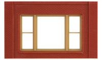 DPM Modular Building System(TM) -- One-Story Wall Sections w/20th Century Window - Kit (30167) product view 2