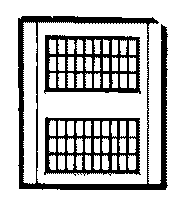 DPM Modular Building System(TM) -- Two-Story Wall Sections w/2 Steel Sash Windows - Kit (30174) product view 1