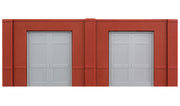 DPM N Scale Modulars System(TM) (Plastic) -- Street Level Freight Door pkg(3); 3-1/2" Wide x 1-13/32" High (8.7 x 3.5cm (60106) product view 2