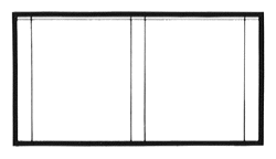 DPM N Scale Modulars System(TM) (Plastic) -- Two-Story Blank Wall pkg(3); 3-1/2" Wide x 1-15/16" High (8.7 x 4.8cm) (60121) product view 1