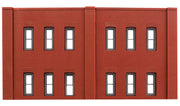 DPM N Scale Modulars System(TM) (Plastic) -- Two-Story 12-Window pkg(3); 3-1/2" Wide x 1-15/16" High  8.7 x 4.8cm (60122) product view 2