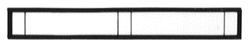 DPM N Scale Modulars System(TM) (Plastic) -- Dock Riser Wall pkg(6); 3-1/2" Wide x 13/32" High (8.7 x 1cm) (60131) product view 1