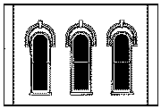 DPM Modular Walls -- Arched Window Walls pkg(2) (90102) product view 1