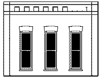 DPM Modular Walls -- Rectangular Window Wall pkg(2) (90105) product view 1