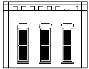 DPM Modular Walls -- Rectangular Window Wall pkg(2) (90105) product view 1