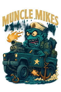 Muncle Mikes Hot Rod and Rat Rod Shirt Mayhem! Monster Rods! (041) artwork close-up