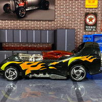 Loose Hot Wheels - X-Ploder - Black with Flames