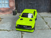 Custom Hot Wheels - Ford Escort RS2000 - Green - Chrome 4 Spoke Wheels - Rubber Tires
