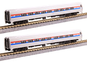 Kato 106-6293 N scale Amtrak Amfleet II Phase III coaches 25000 and 25068