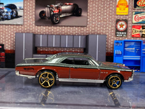 Loose Hot Wheels - 1967 Pontiac GTO - Gray and Dark Red