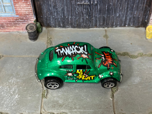 Loose Hot Wheels - Volkswagen VW Beetle Bug - Green