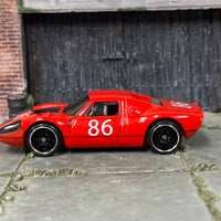 Loose Hot Wheels - Porsche 904 Carrera GTS - Red and Black 86