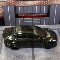 Loose Hot Wheels - Tesla Model Y - Black