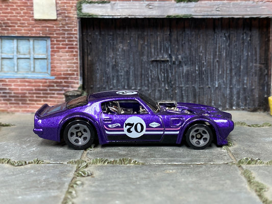 Loose Hot Wheels - 1970 Pontiac Firebird - Purple