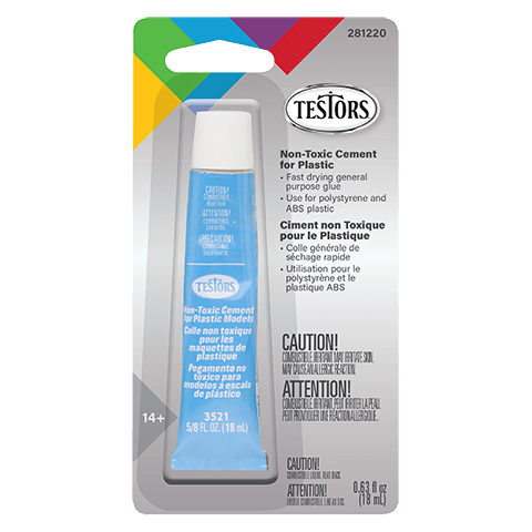 Testors Non-Toxic Cement For Plastic Fast Drying 281220 — exact product view