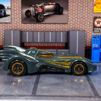 Loose Hot Wheels - Batman Batmobile - Gray and Gold