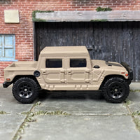 Loose Hot Wheels - Hummer H1 - Brown (Fast and Furious)