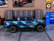 Loose Hot Wheels - 2019 Ford Ranger Raptor 4X4 Truck - Blue and Purple HKS