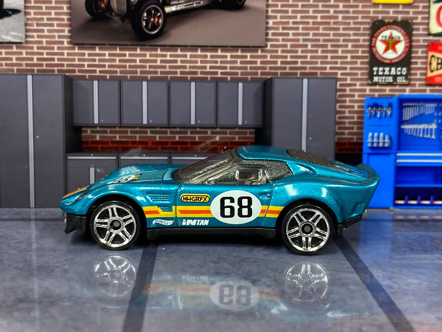 Loose Hot Wheels - El Segundo Coupe - Teal 68