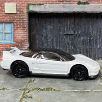 Loose Hot Wheels - 1990 Acura NSX - White