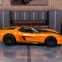 Loose Hot Wheels - Chevy Corvette C6 Convertible - Orange and Black